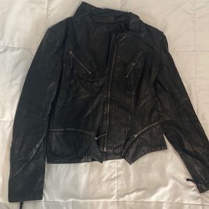 Leather Moto Jacket